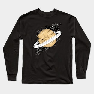 Cat Saturn colored (Caturn) Long Sleeve T-Shirt